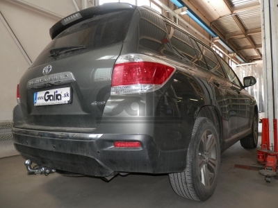 Фаркоп оцинкованный Galia шар BMA съёмный для Toyota Highlander 2010-2014