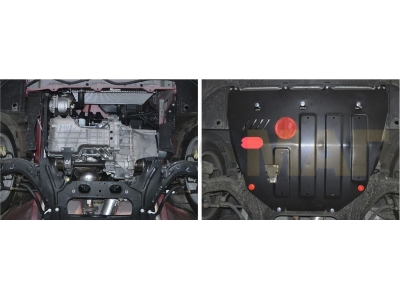 Защита картера и КПП Автоброня сталь 2 мм для Dongfeng S30/H30 Cross 2011-2021