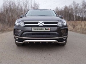 Защита передняя Кенгурятник 60-42 мм для Volkswagen Touareg № VWTOUAR14-16